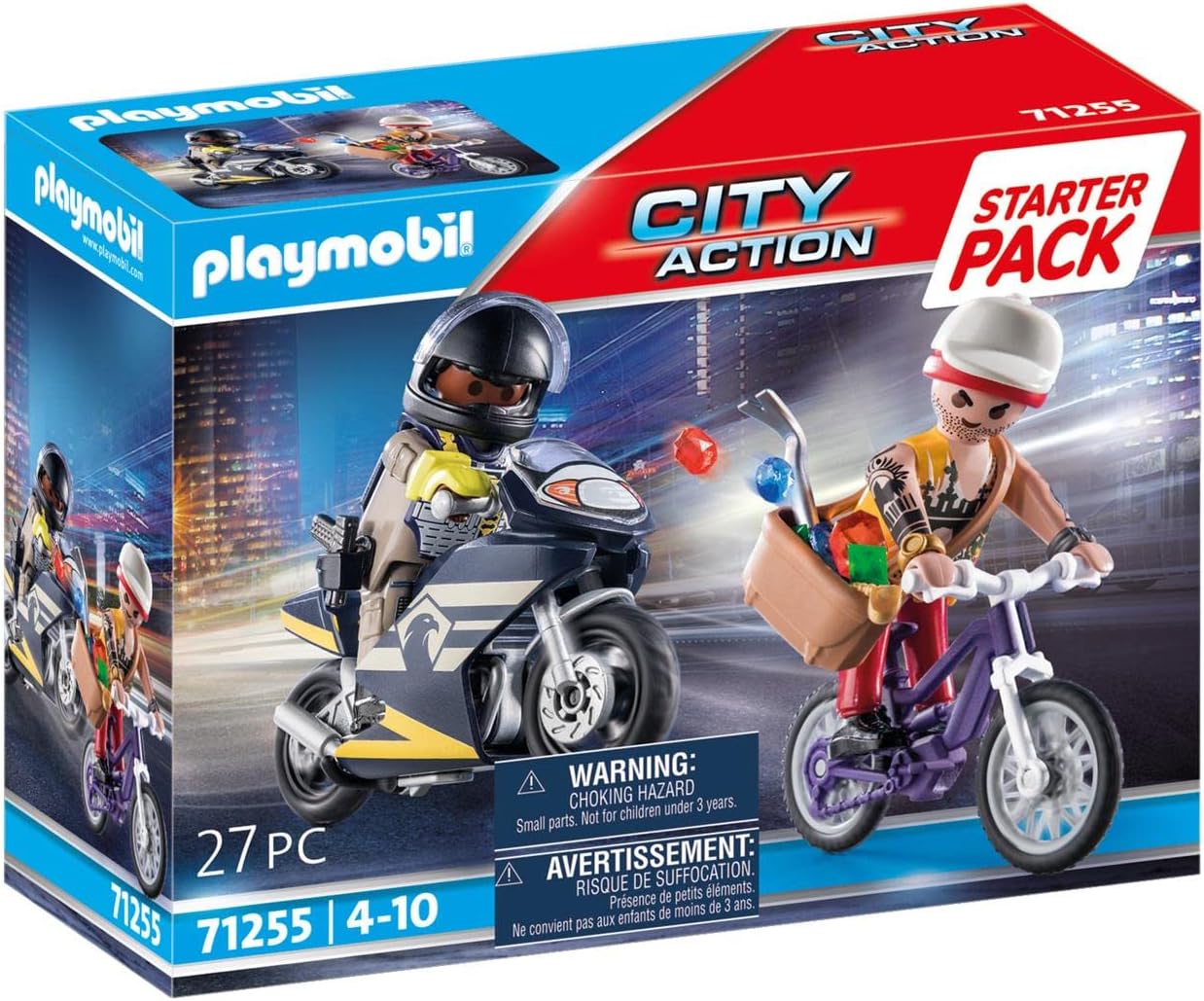 Pradinis rinkinys su policininku ir vagimi PLAYMOBIL CITY ACTION 71255