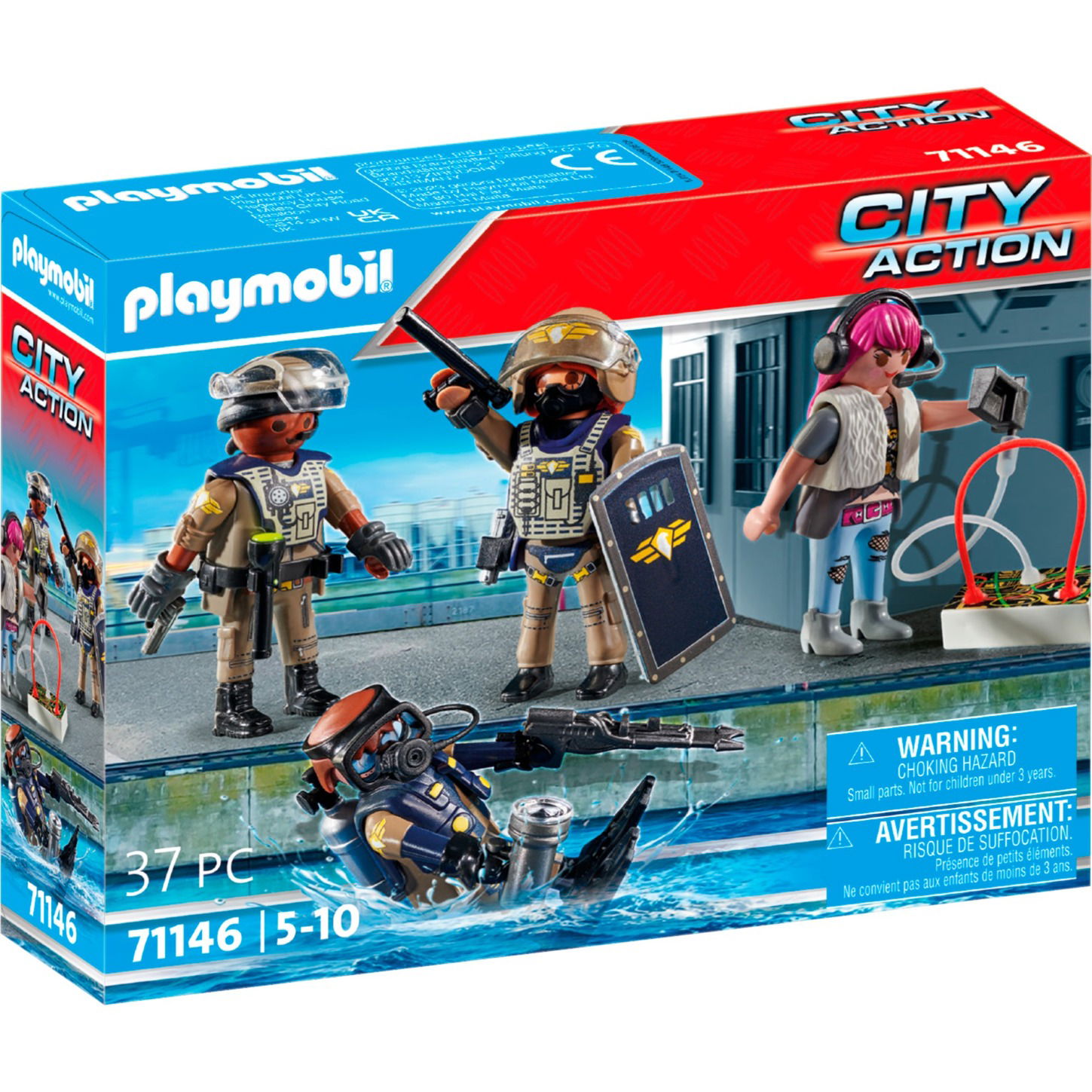 Specialiųjų pajėgų komanda PLAYMOBIL CITY ACTION 71146