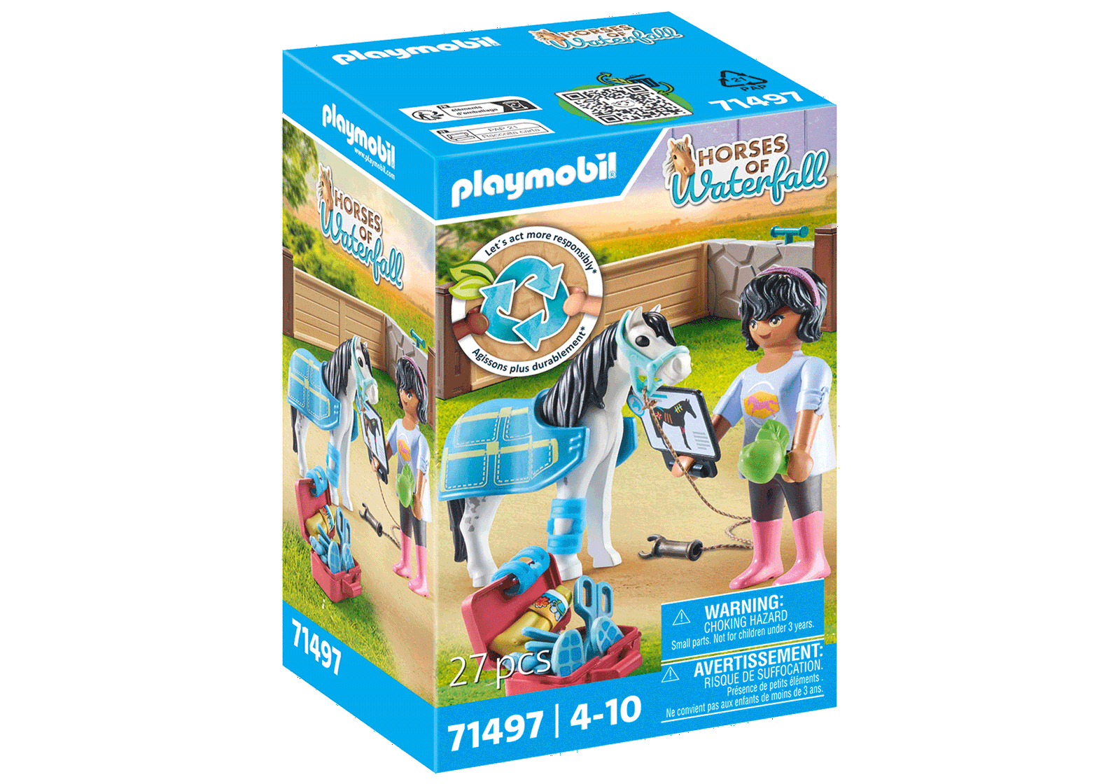 Žirgų terapeutas PLAYMOBIL HORSES OF WATERFALL 71497