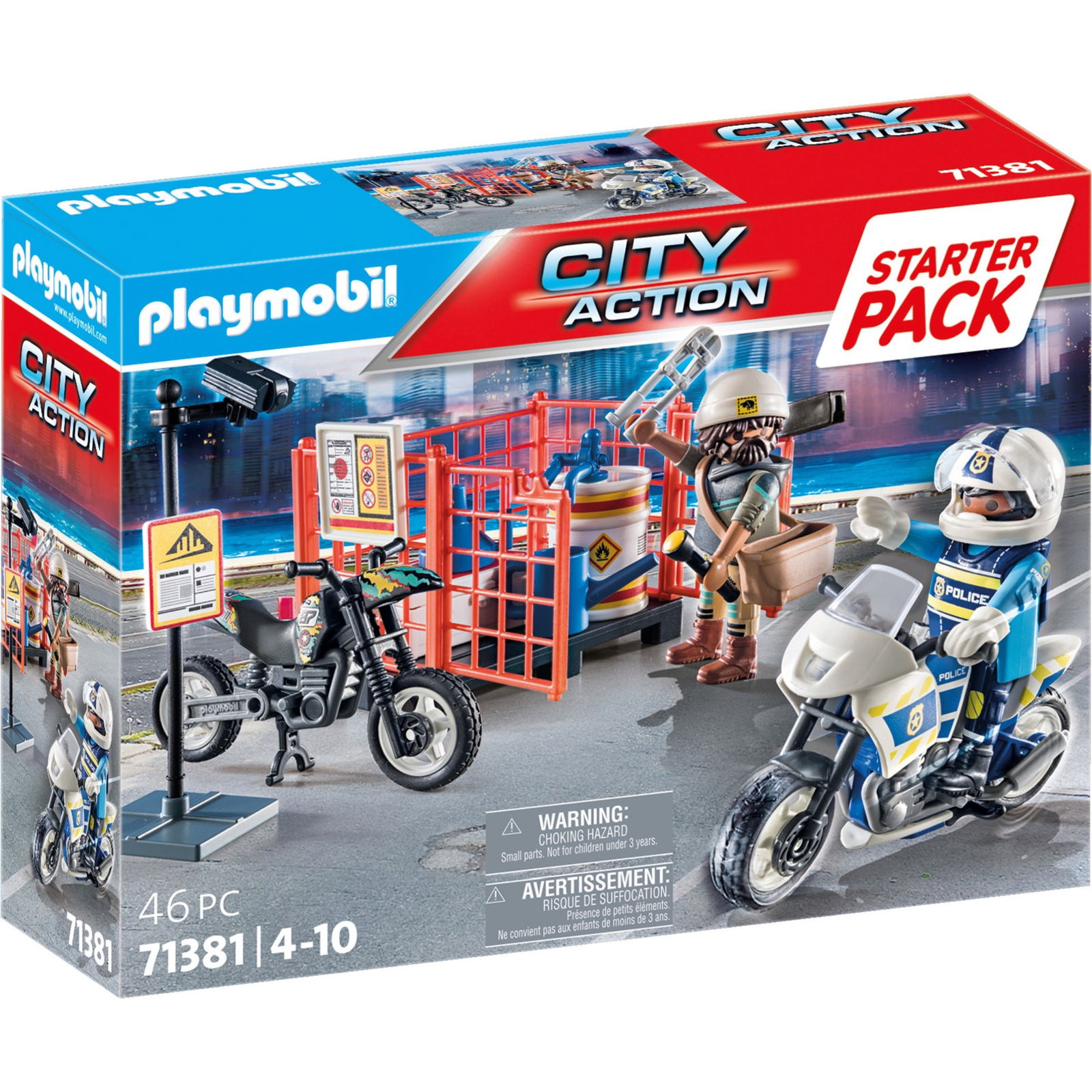 Pradinis rinkinys „Policija“  PLAYMOBIL CITY ACTION 71381