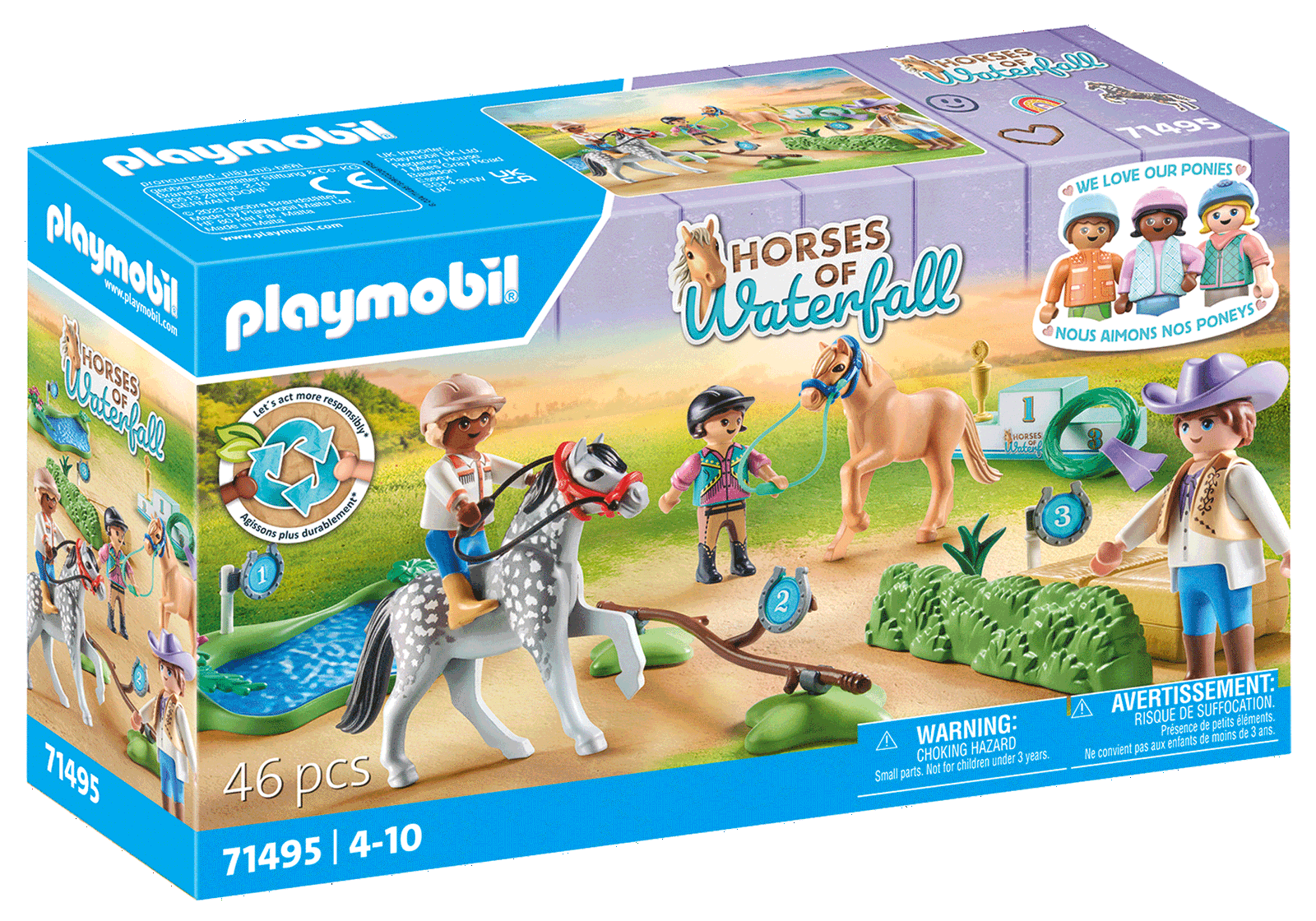 Ponių turnyras PLAYMOBIL HORSES OF WATERFALL 71495
