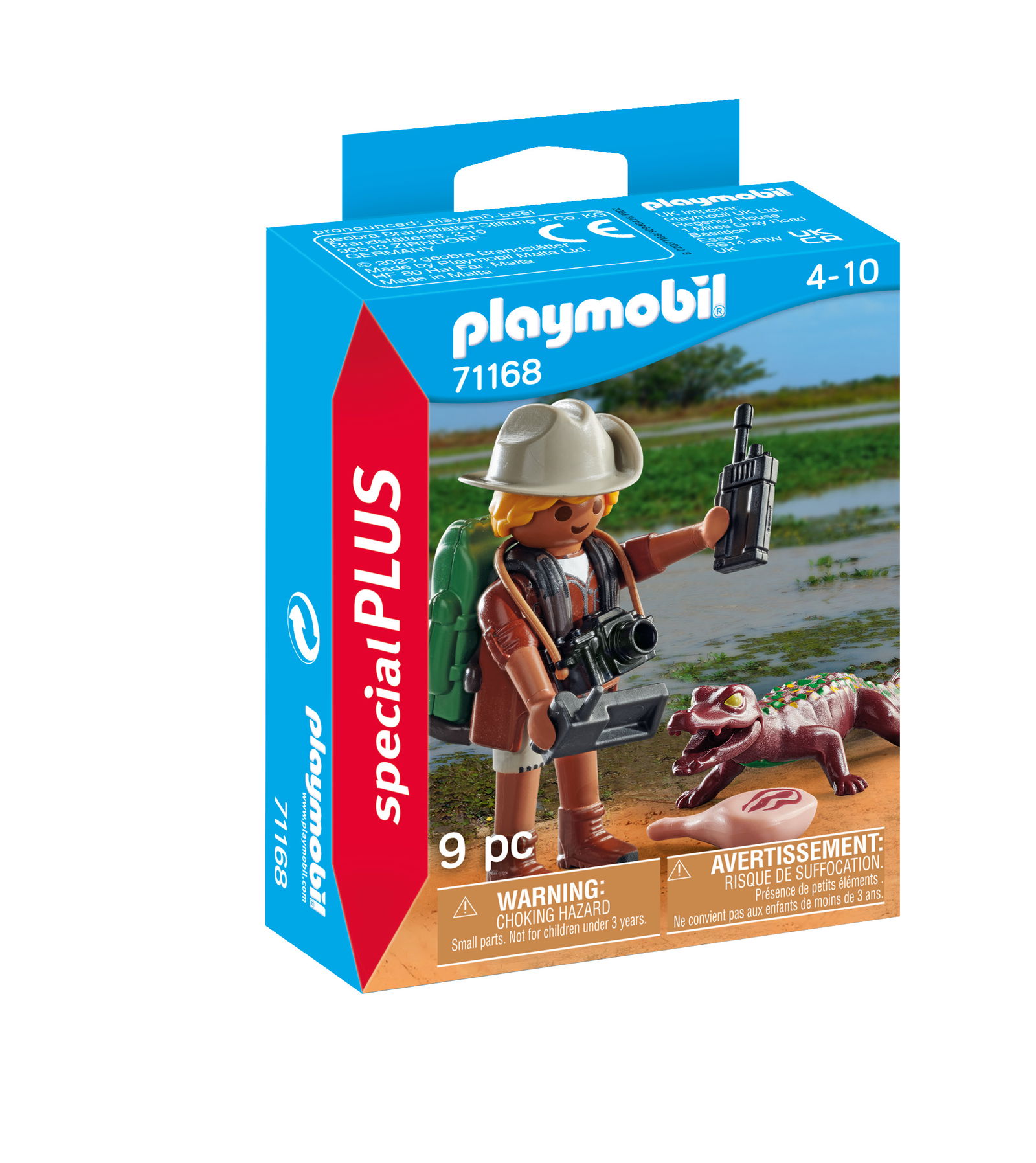 Tyrinėtojas su kaimanų jaunikliu PLAYMOBIL SPECIAL PLUS 71168