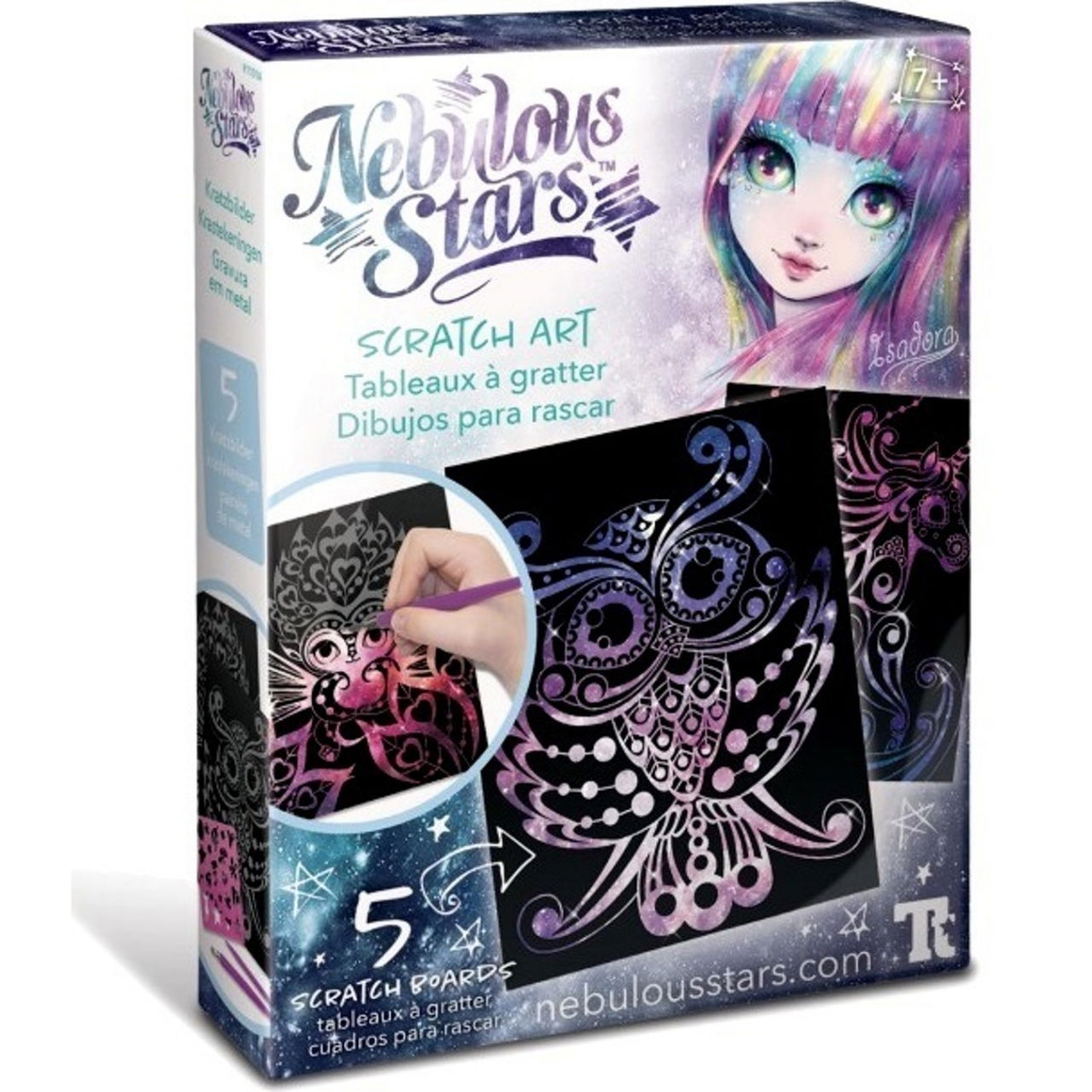 NEBULOUS STARS rinkinys Scratch and Sketch, 11014