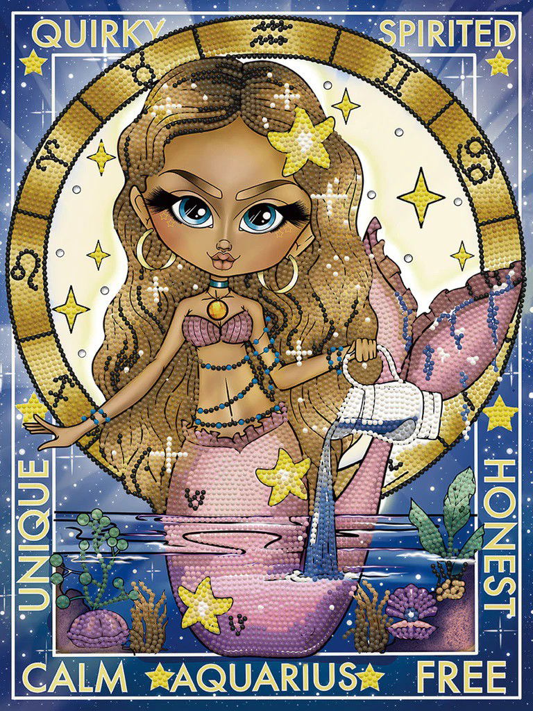 Deimantinė mozaika AQUARIUS 40x30 cm
