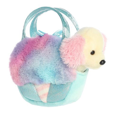 Pliušinis žaislas rankinėje AUR FANCY PALS Šuniukas, 20 cm