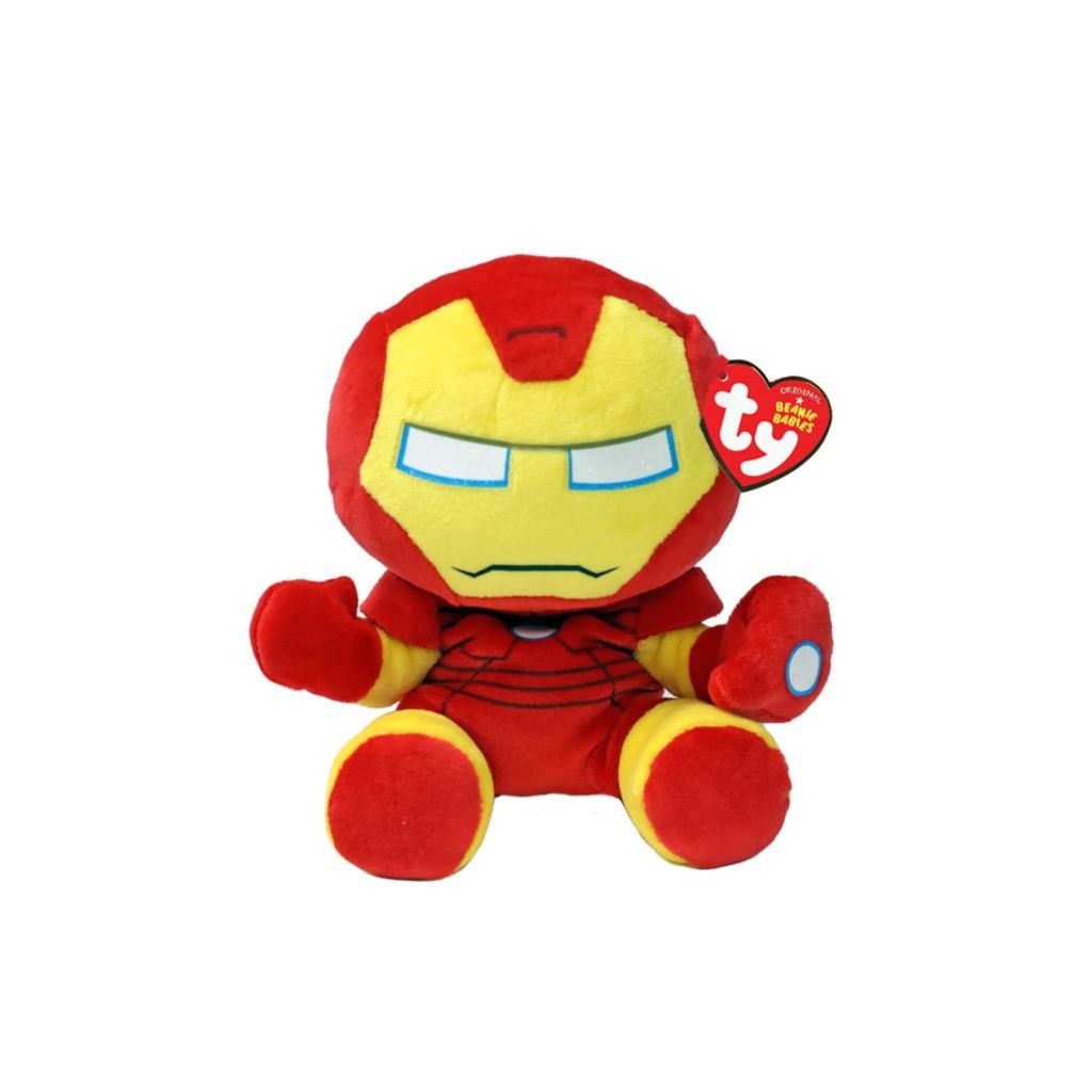 Pliušinis žaislas, TY IRON MAN, raudonos sp., 15 cm