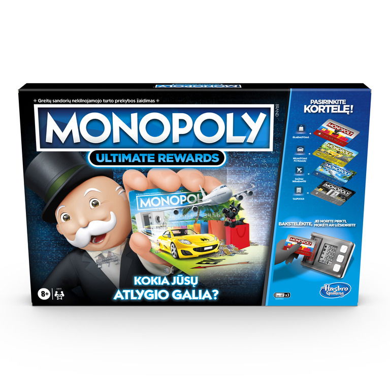 Stalo žaidimas MONOPOLIS: SUPER ELEKTRONINĖ BANKININKYSTĖ