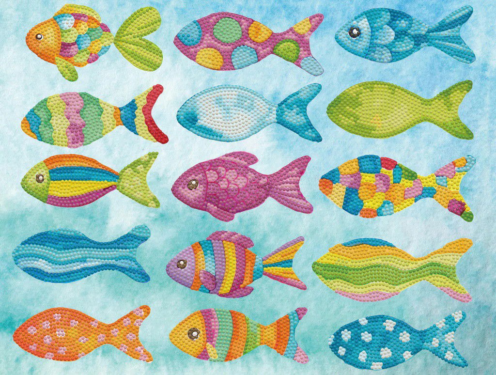Deimantinė mozaika SWIM SCHOOL  31x41 cm