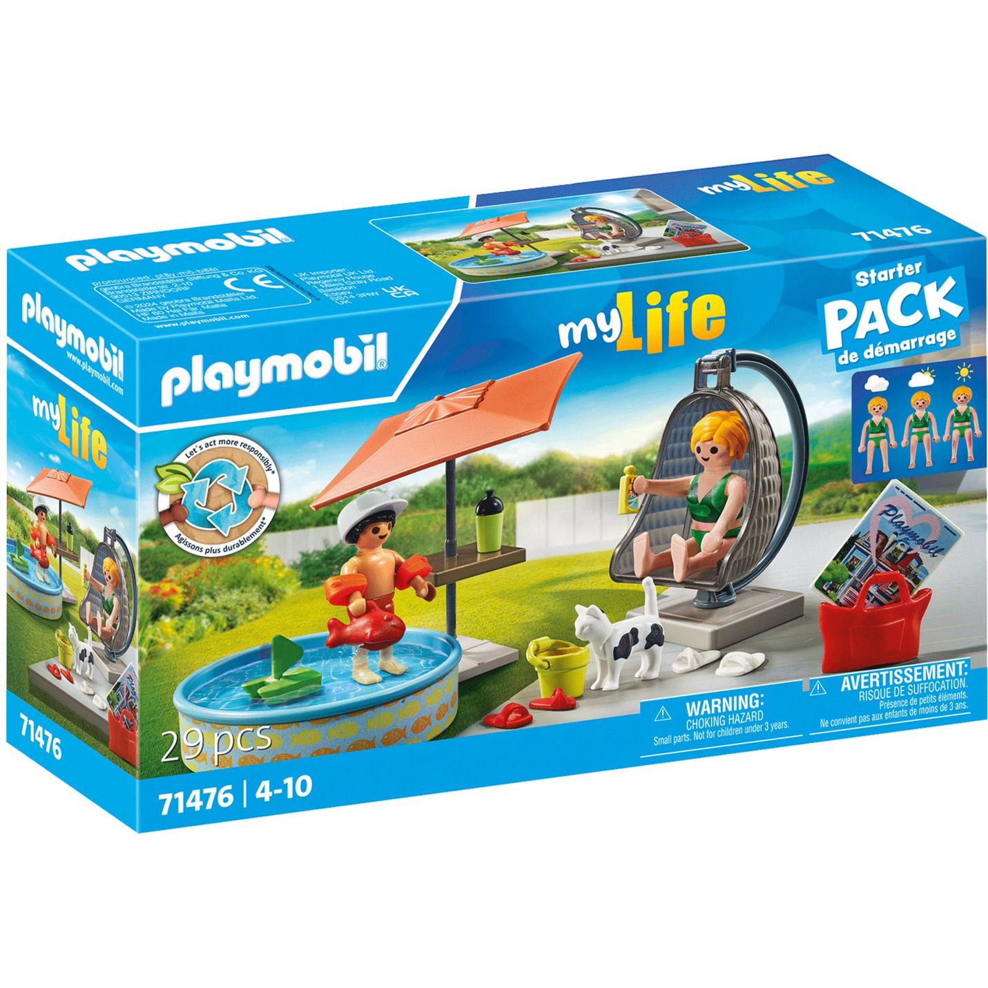Maudynės kieme PLAYMOBIL CITY LIFE 71476