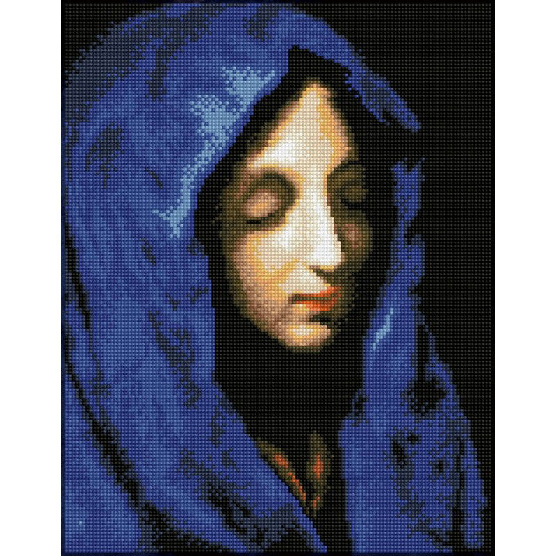 Deimantinė mozaika THE BLUE MADONNA 35x45 cm