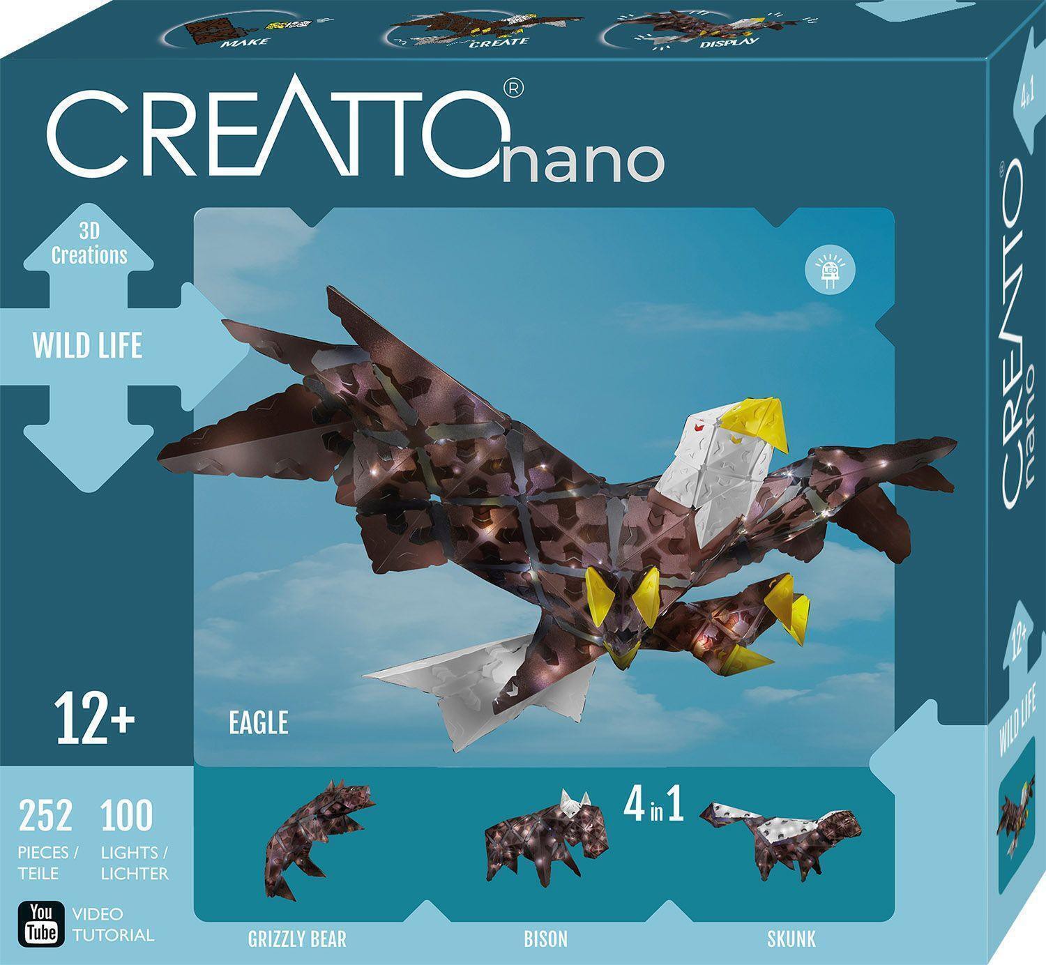 Lavinamasis rinkinys CREATTO WILD LIFE 12+