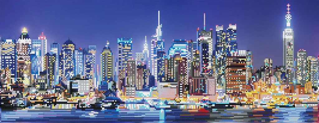 Deimantinė mozaika CITY LIGHTS 29x75 cm
