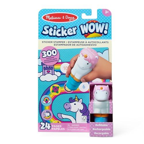 Veiklos knygelė STICKER WOW VIENAZARAGIS