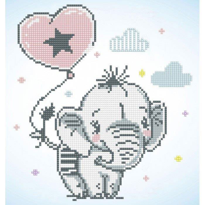 Deimantinė mozaika SWEET TRUNKS 30x28 cm