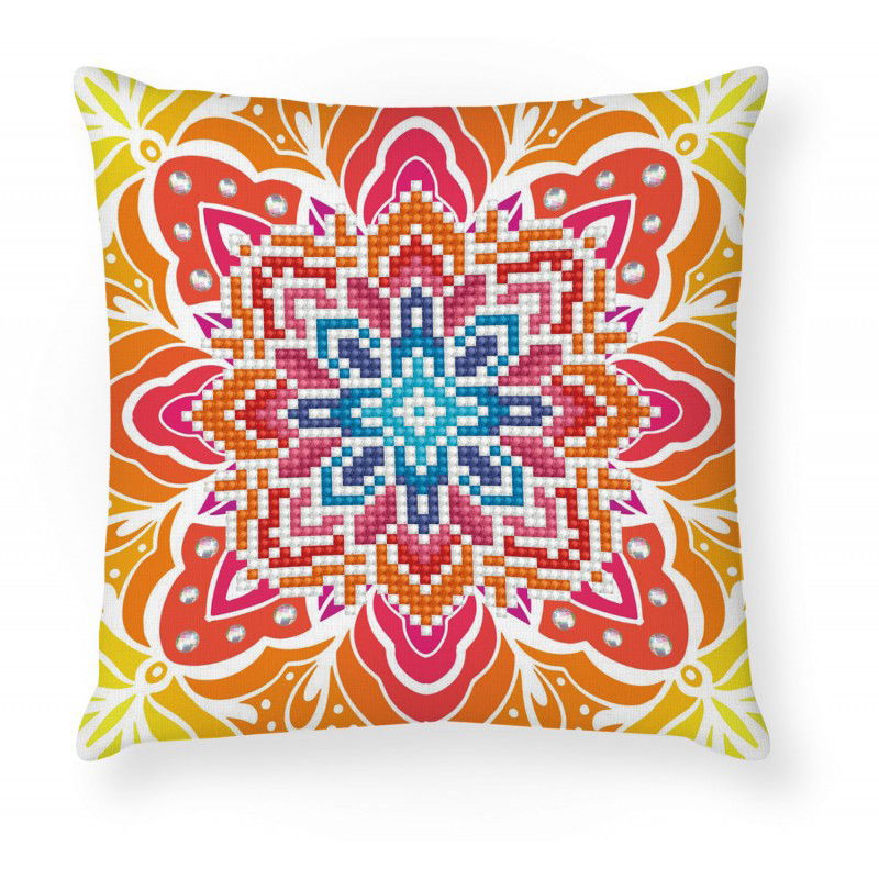 Deimantinė mozaika SUMMER SPARKLE MINI PILLOW 18x18 cm