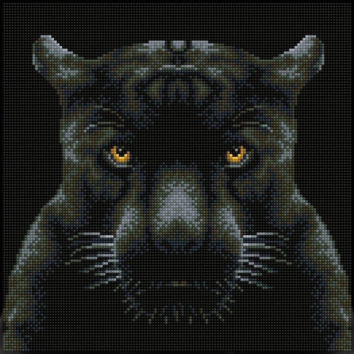 Deimantinė mozaika IF LOOKS COULD KILL 34,5x34,5 cm