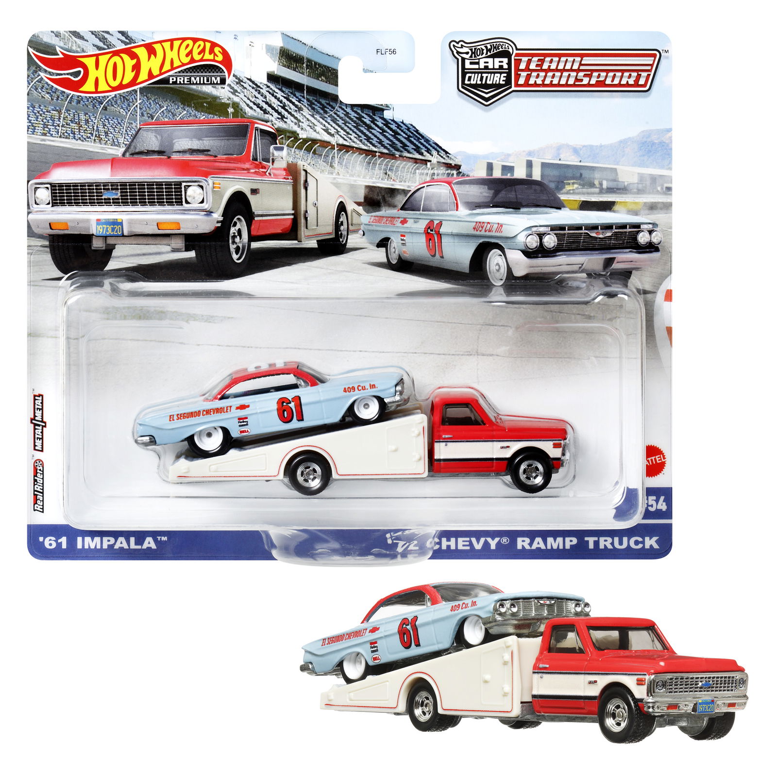 HOT WHEELS automodeliukas Vilkikas su automobiliu