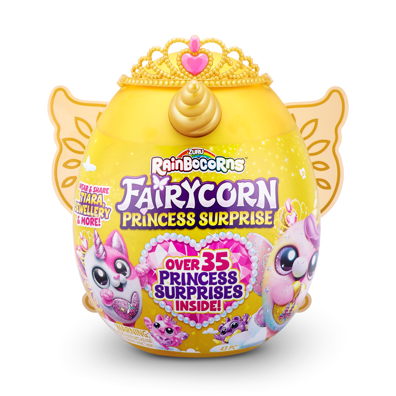 RAINBOCORNS pliušinis žaislas su aksesuarais Fairycorn Princess, 6 serija, 9281