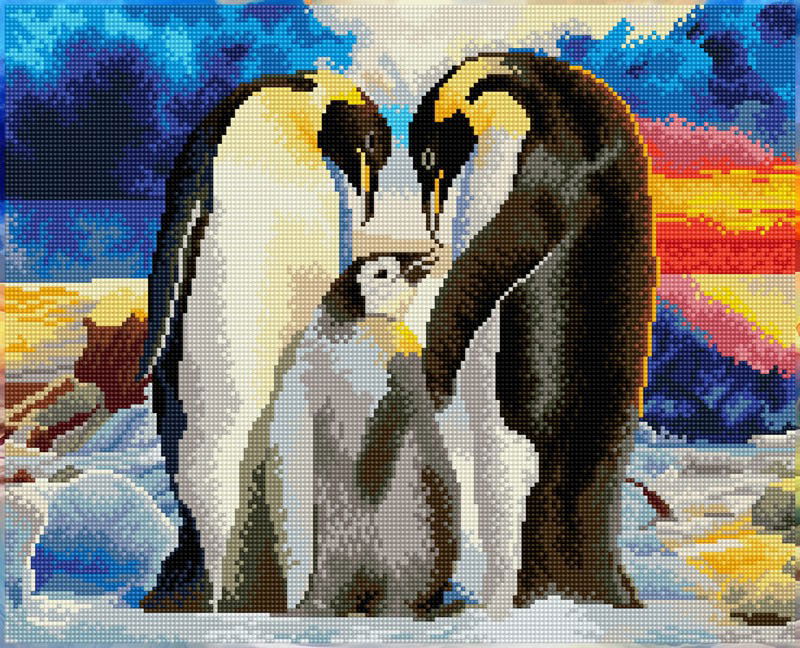 Deimantinė mozaika LOVING FAMILY 52x42 cm