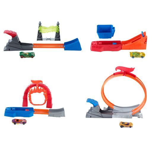 Hot Wheels trasos detalės, įvairių dizainų