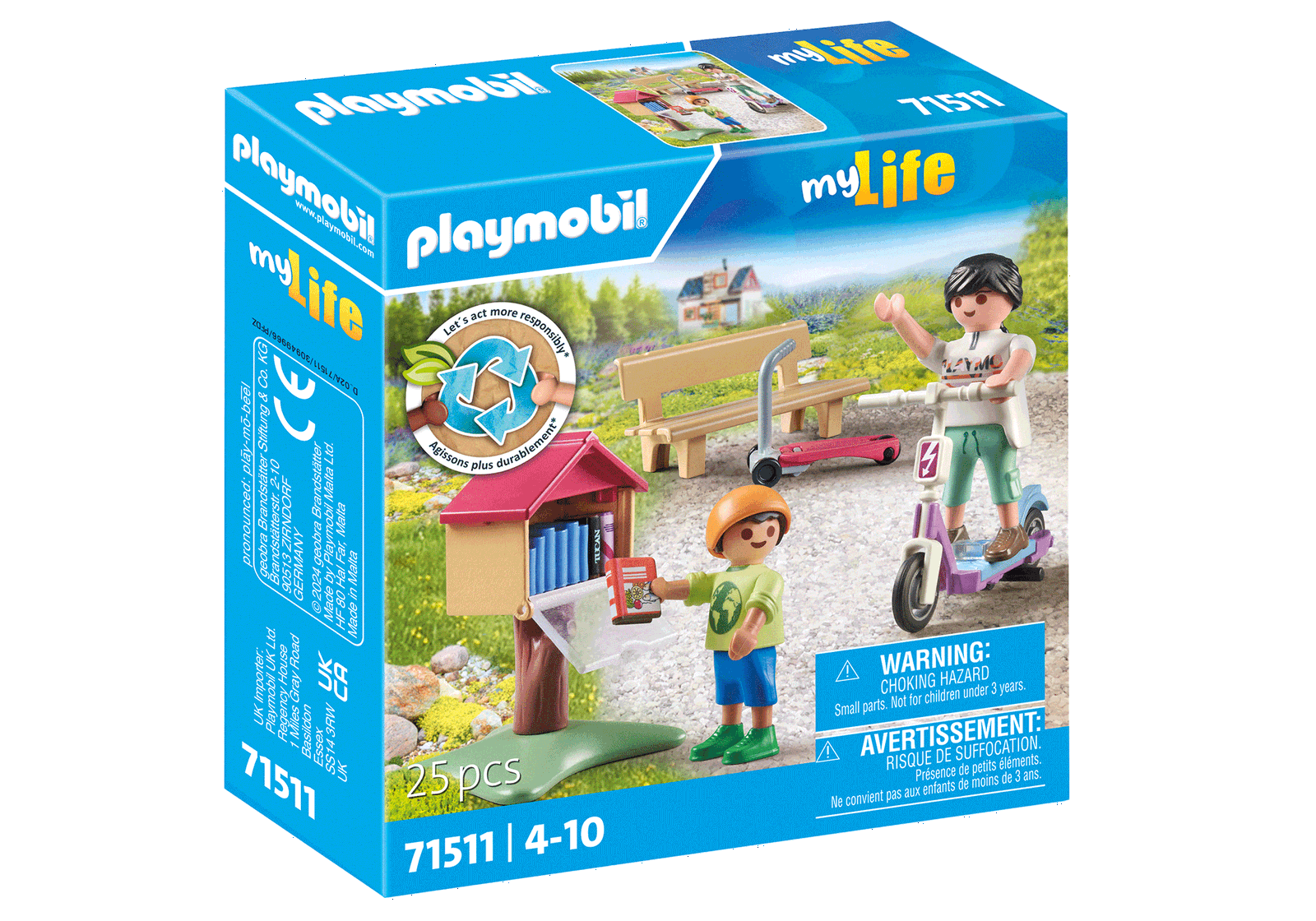 Knygų namelis PLAYMOBIL MY LIFE 71511