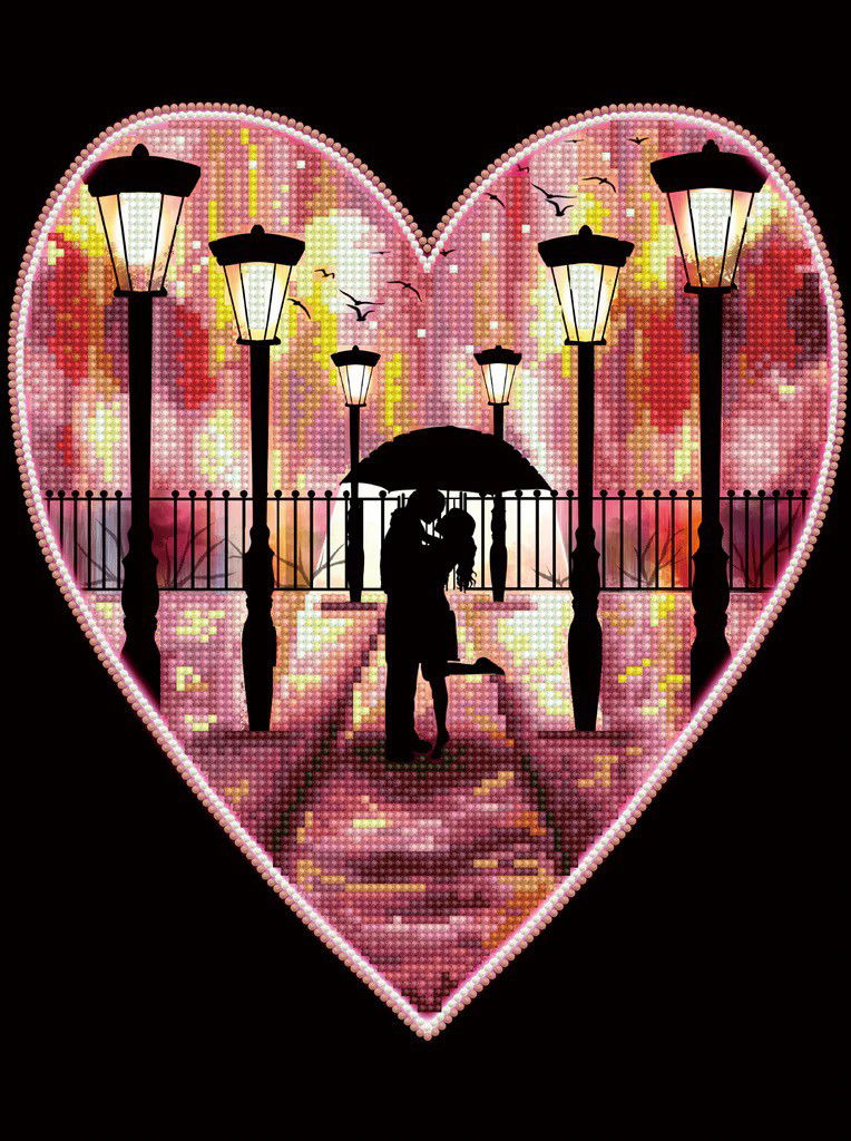 Deimantinė mozaika IN LOVE 30x40 cm