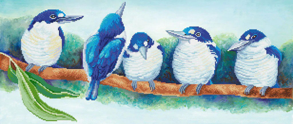 Deimantinė mozaika KINGFISHER POLITICS  37x87 cm