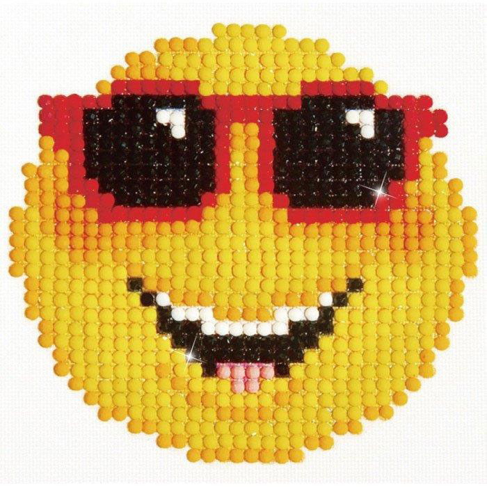 Deimantinė mozaika SMILING FACE 10,2x10,2 cm