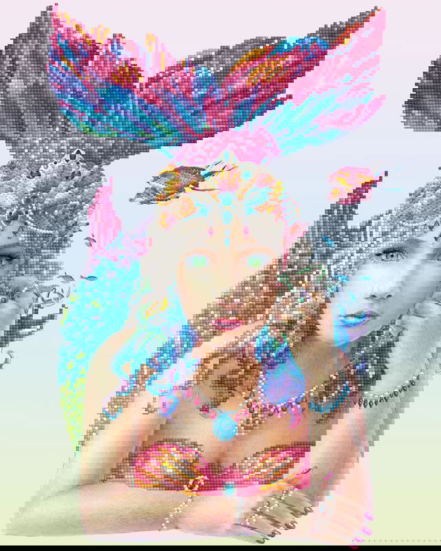 Deimantinė mozaika MYSTIC MERMAID 41x51 cm