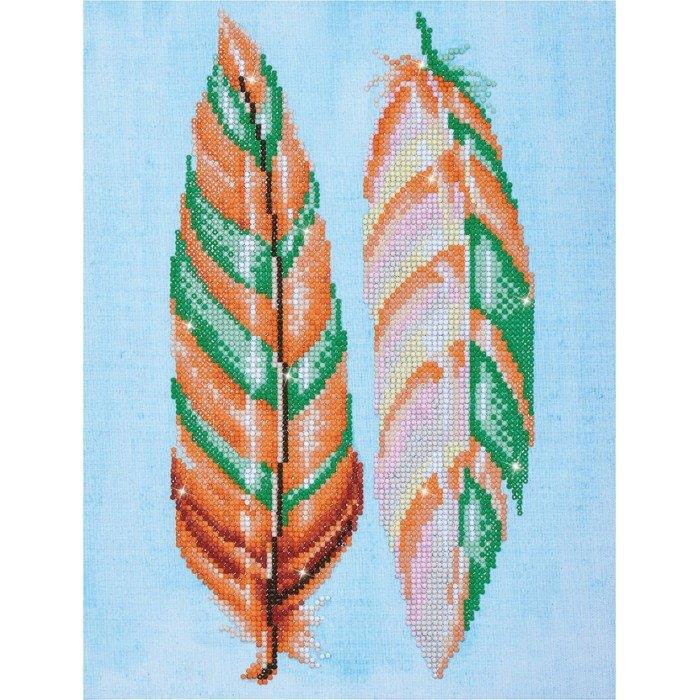 Deimantinė mozaika FEATHER WHISPERS 35x32 cm