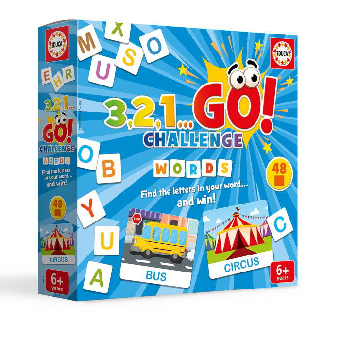 Žaidimas 3,2,1...GO! CHALLENGE WORDS, 6-99metų