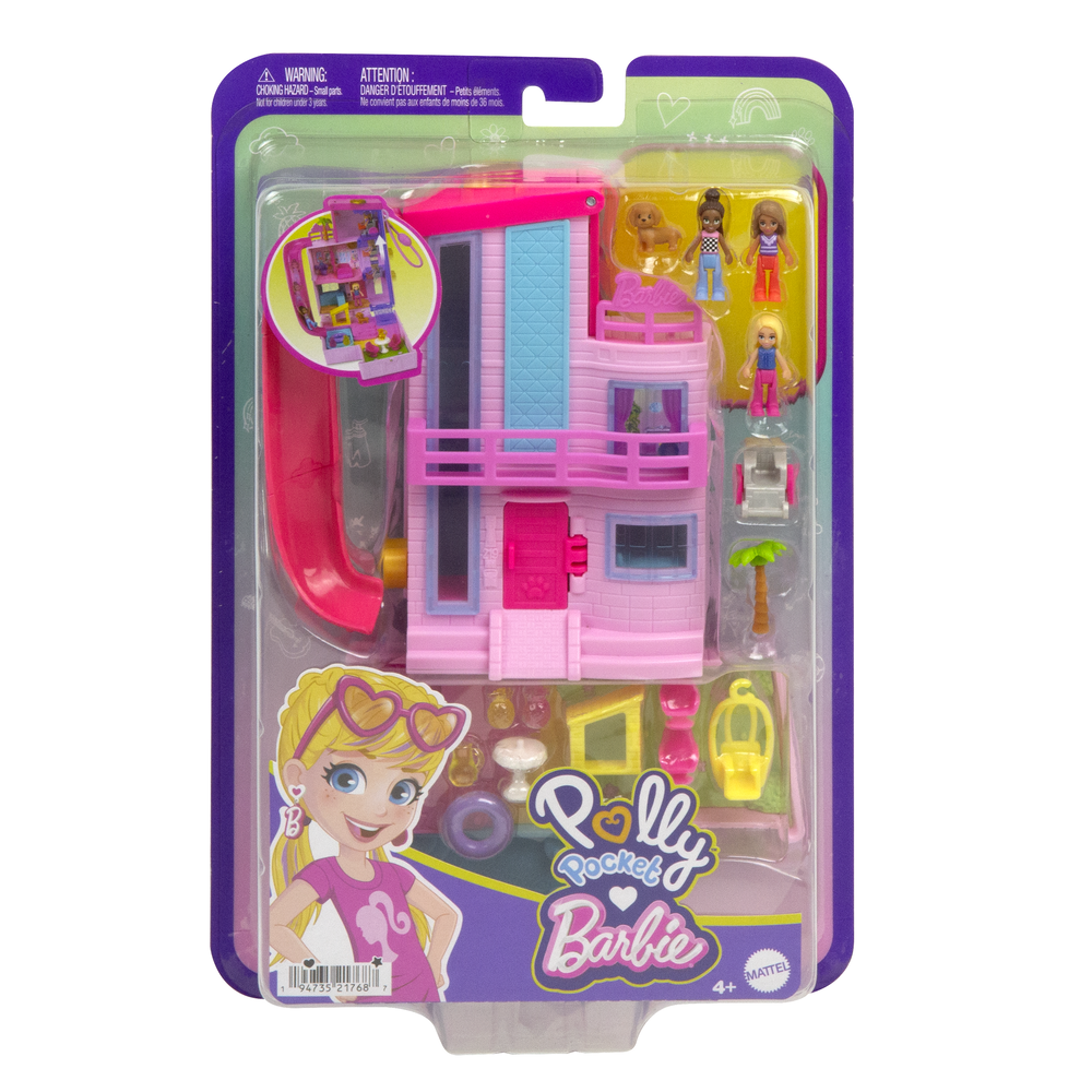 Polly Pocket Barbie tematikos pramogų rinkinys