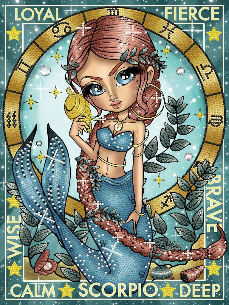 Deimantinė mozaika SCORPIO 40x30 cm