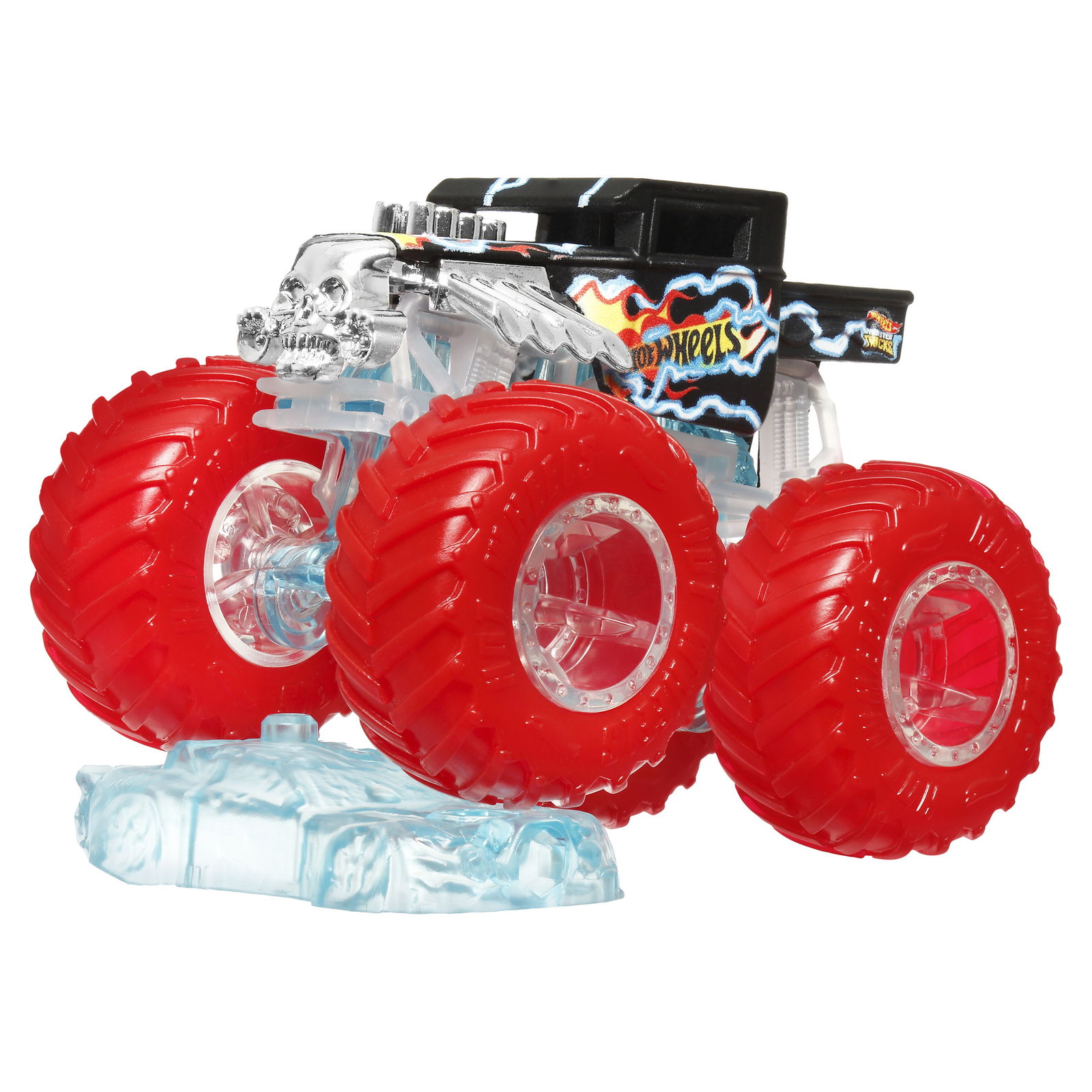 Hot Wheels džipas su ryškiais ratais