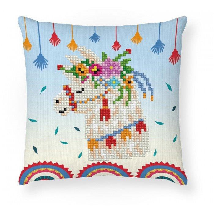 Deimantinė mozaika LLAMAPARTY MINI PILLOW 18x18 cm