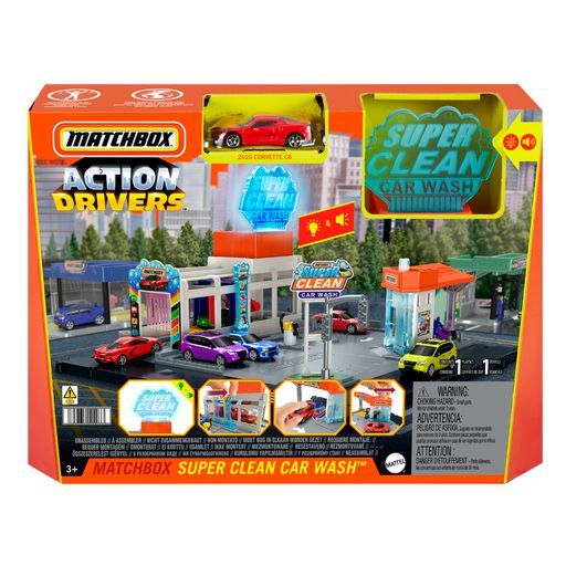 Matchbox rinkinys Automobilių plovykla