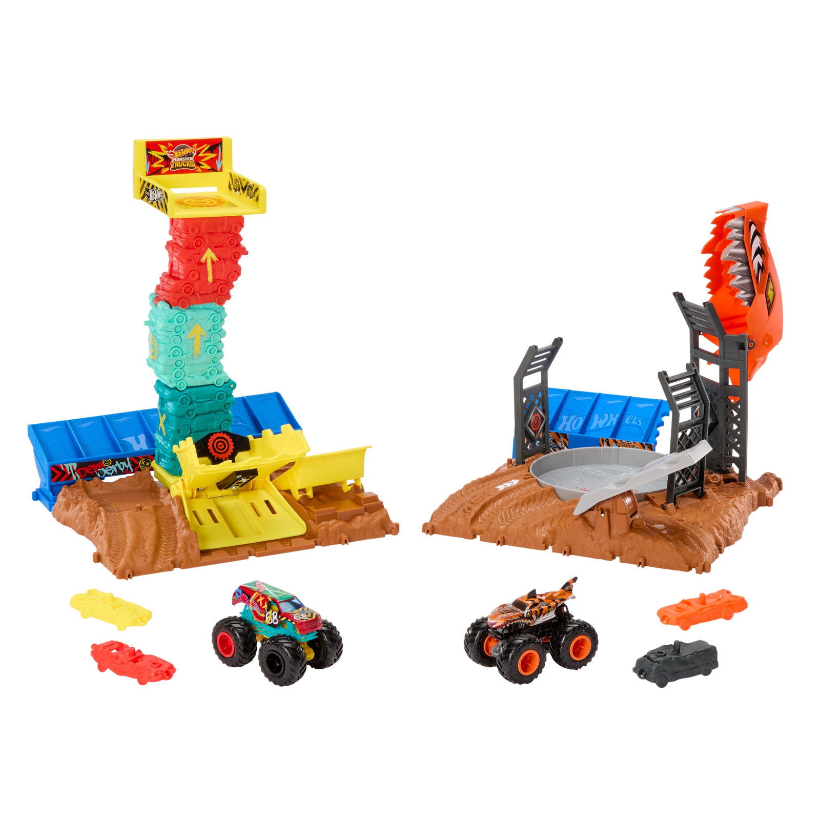 Hot Wheels rinkinys Džipų monstrų pusfinalių kovų arena, įvairių dizainų