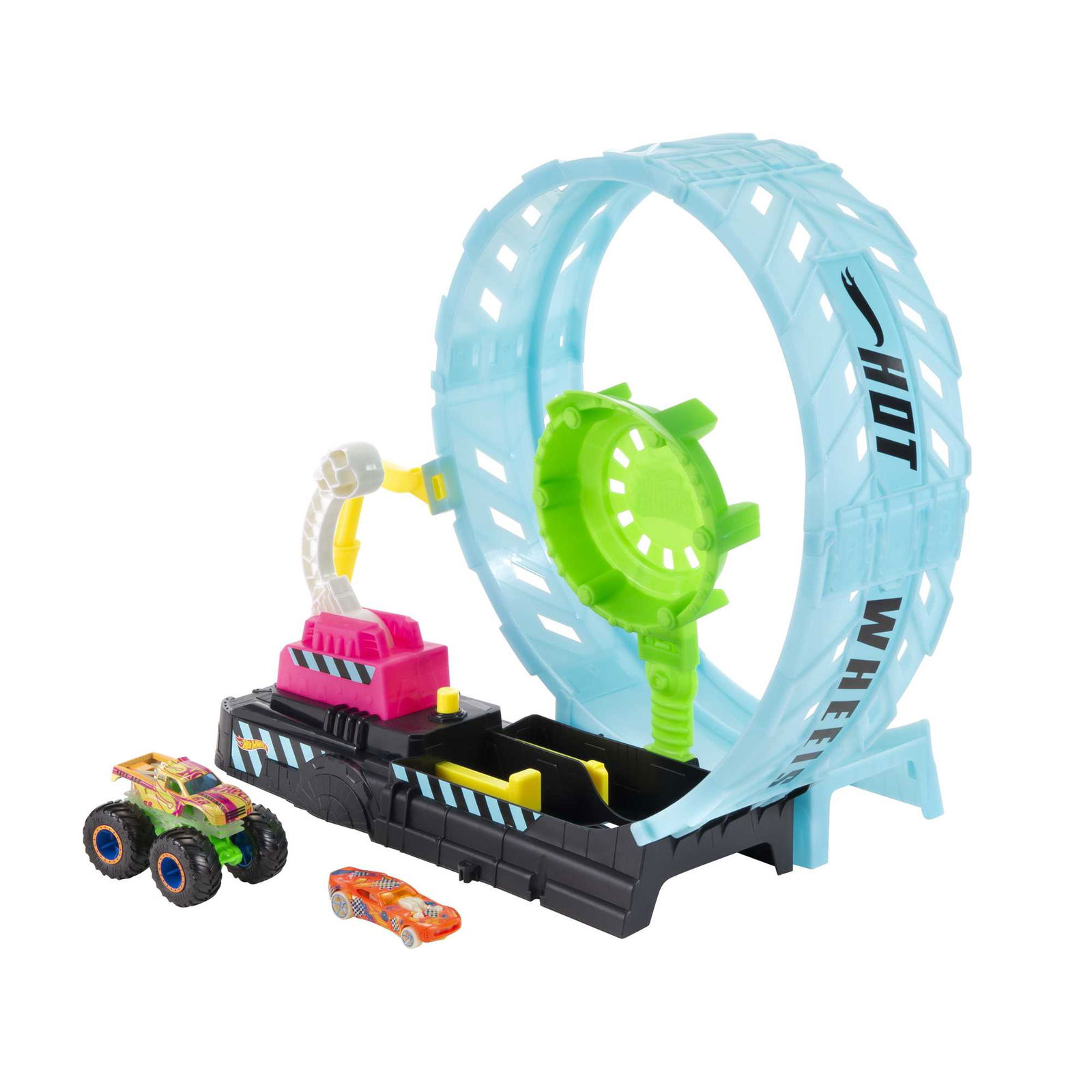 Hot Wheels rinkinys džipams Kilpa šviečianti tamsoje