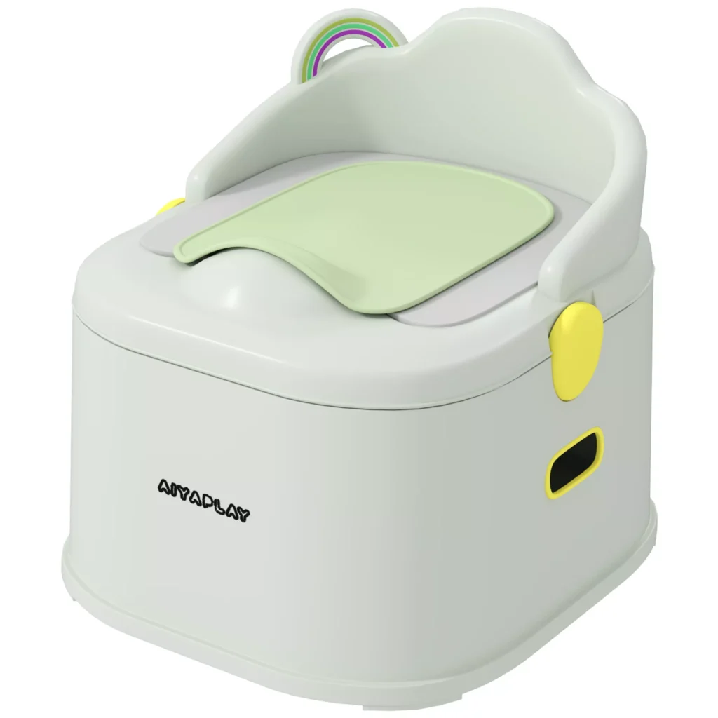 3-in-1 vaikiškas naktipuodis su rankenėlėmis, vaikams nuo 6 iki 72 mėnesių, iki 50 kg, pilkas