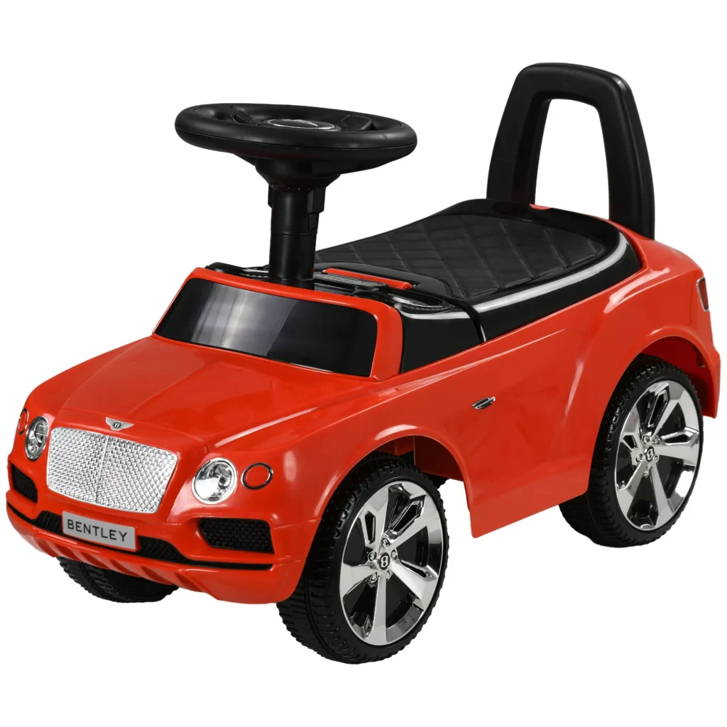 Bentley Bentayga paspiriamoji mašinėlė su garso signalu, nuo 18 mėnesių, raudonas, 67 x 29 x 39 cm