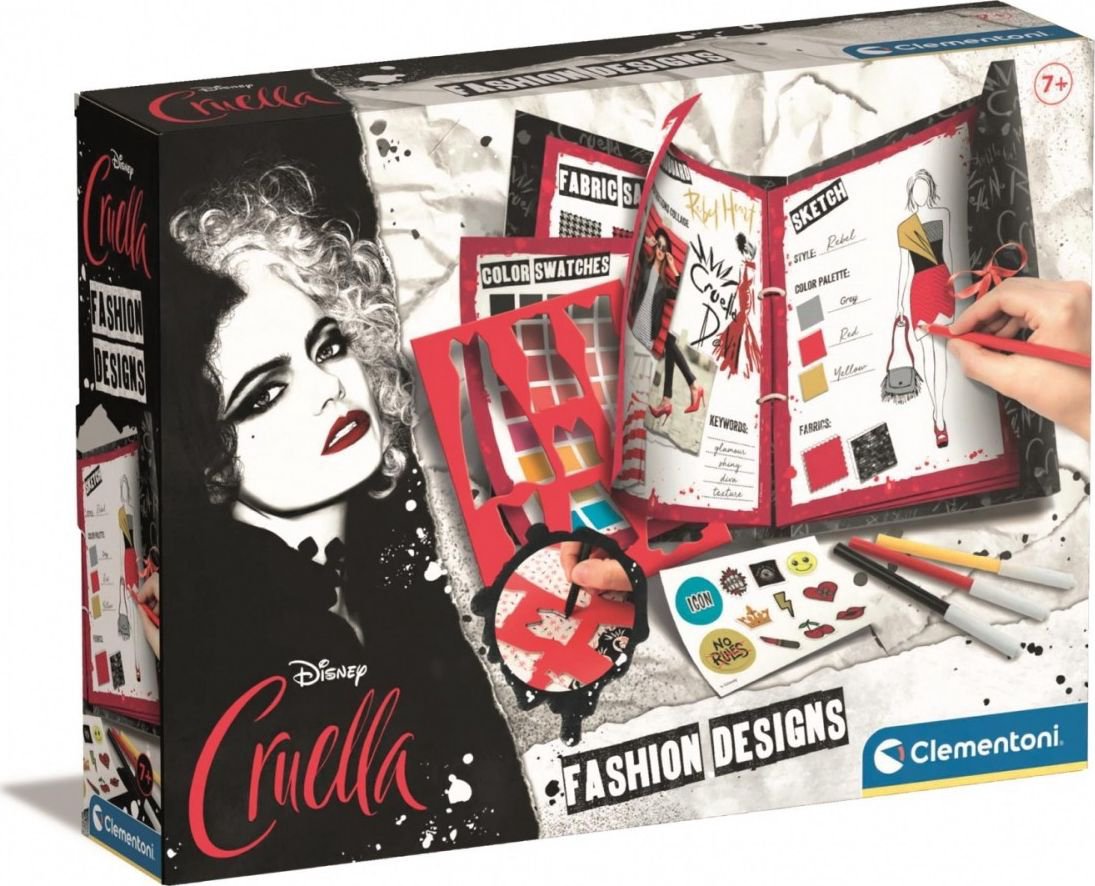 Clementoni Cruella Look Book Fashion Book (18672)