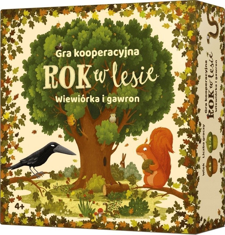 Nasza Księgarnia A year in the forest: Squirrel and gawron