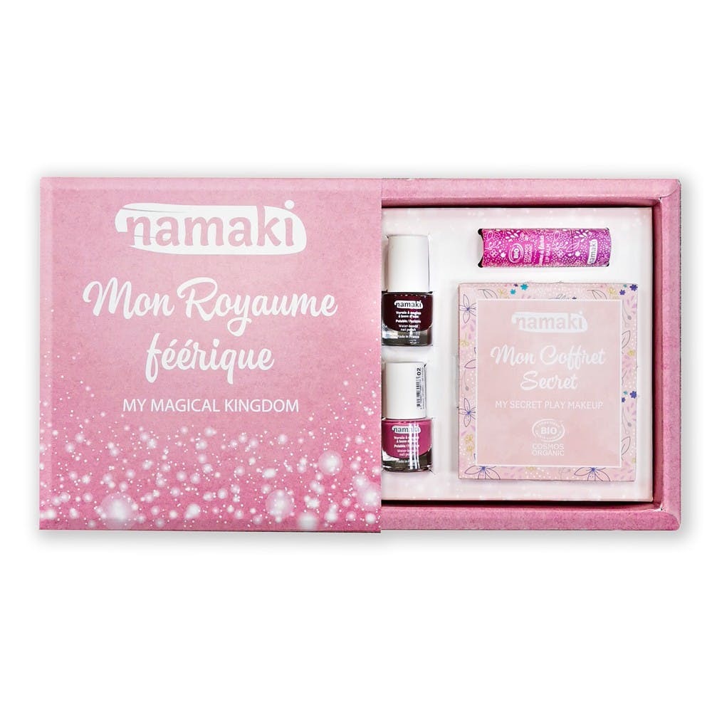 NAMAKI cosmetics - kosmetikos ir nagų dažų rinkinys My Fairy Kingdom Festive Makeup Set