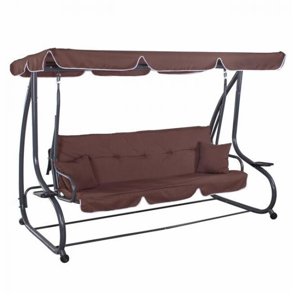 Sodo Supynės sofa 230x120x170 cm, 4-vietė, ruda