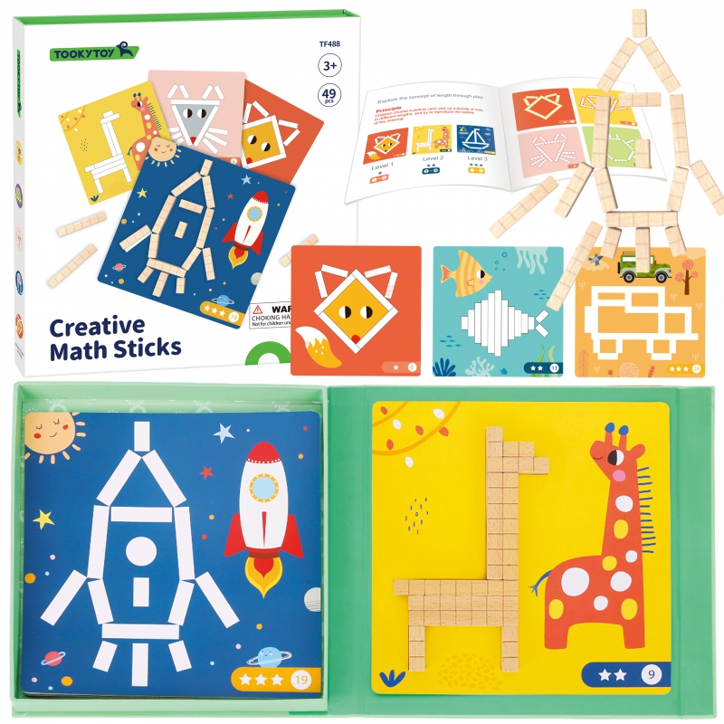 Magnetiniai Blokeliai Vaikams TOOKY TOY