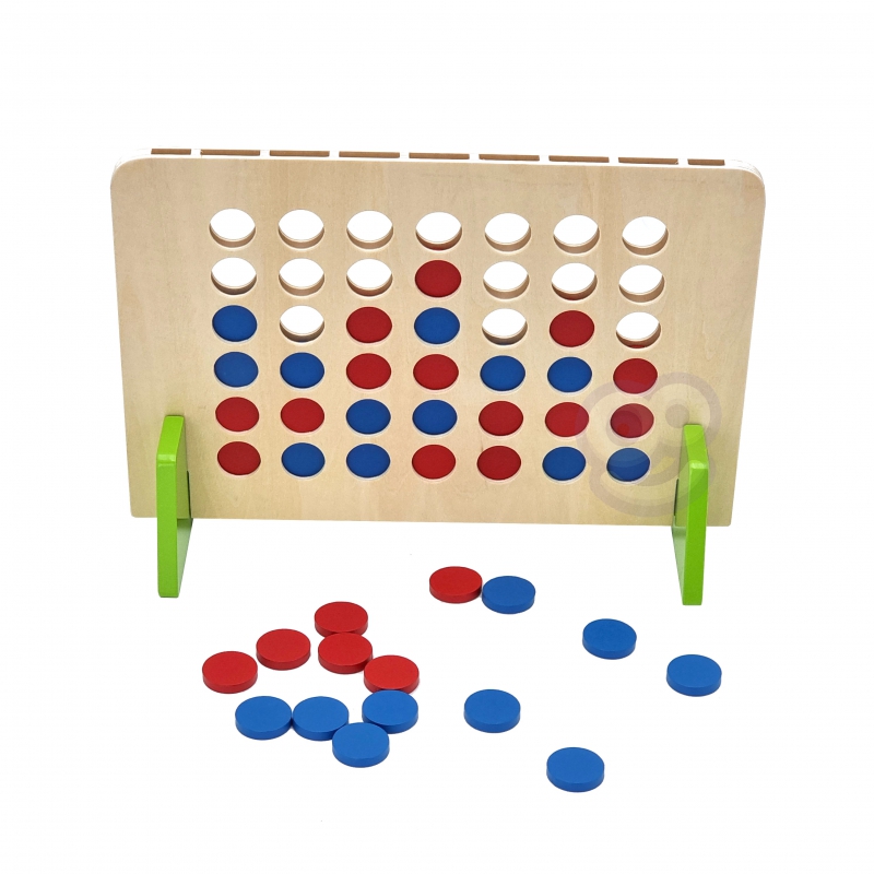 Medinis Loginis Žaidimas TOOKY TOY  4 in a Row