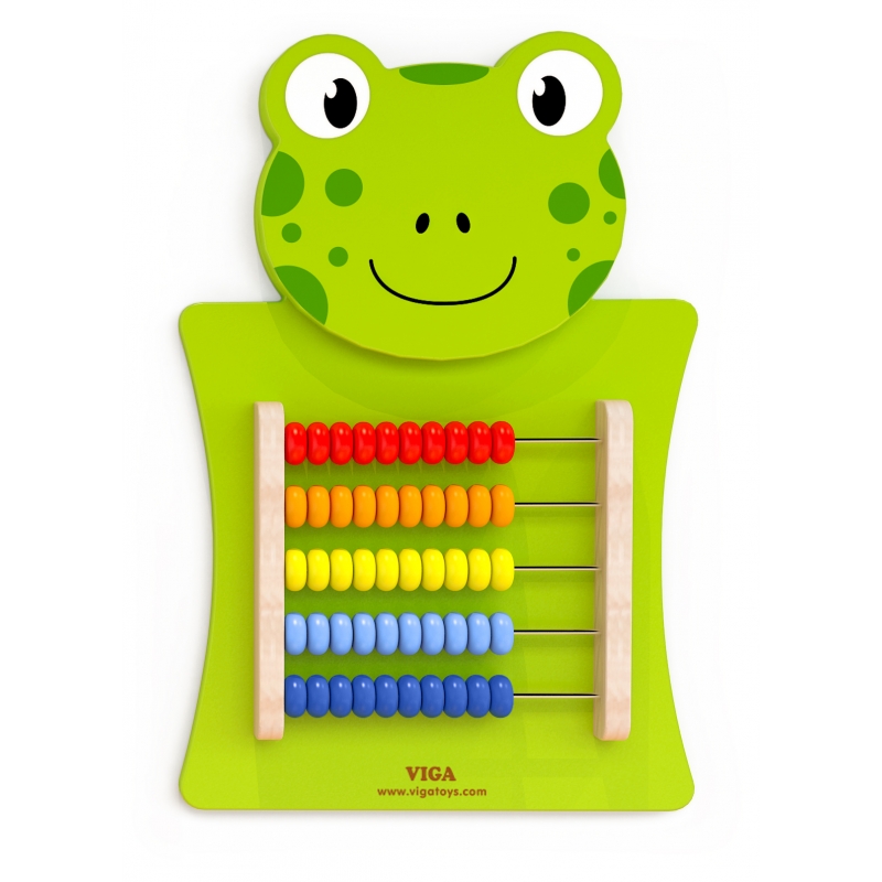 "Viga" Mediniai edukacinis abacus