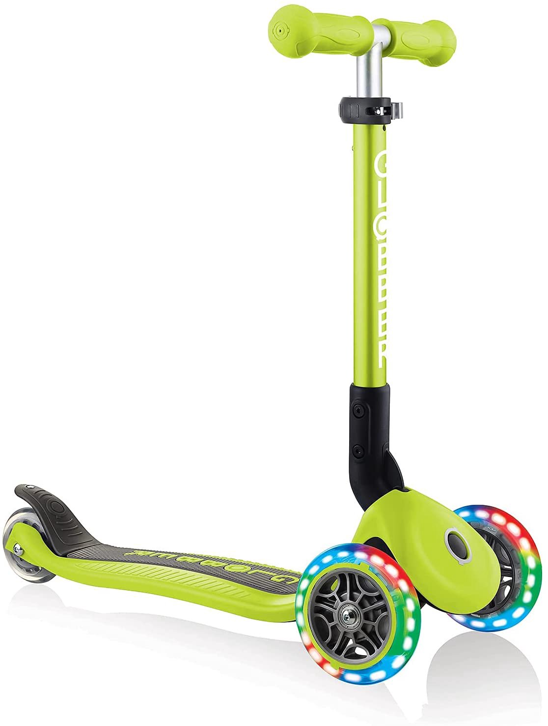 Globber Junior Foldable Lights L. Green - 437-106-R