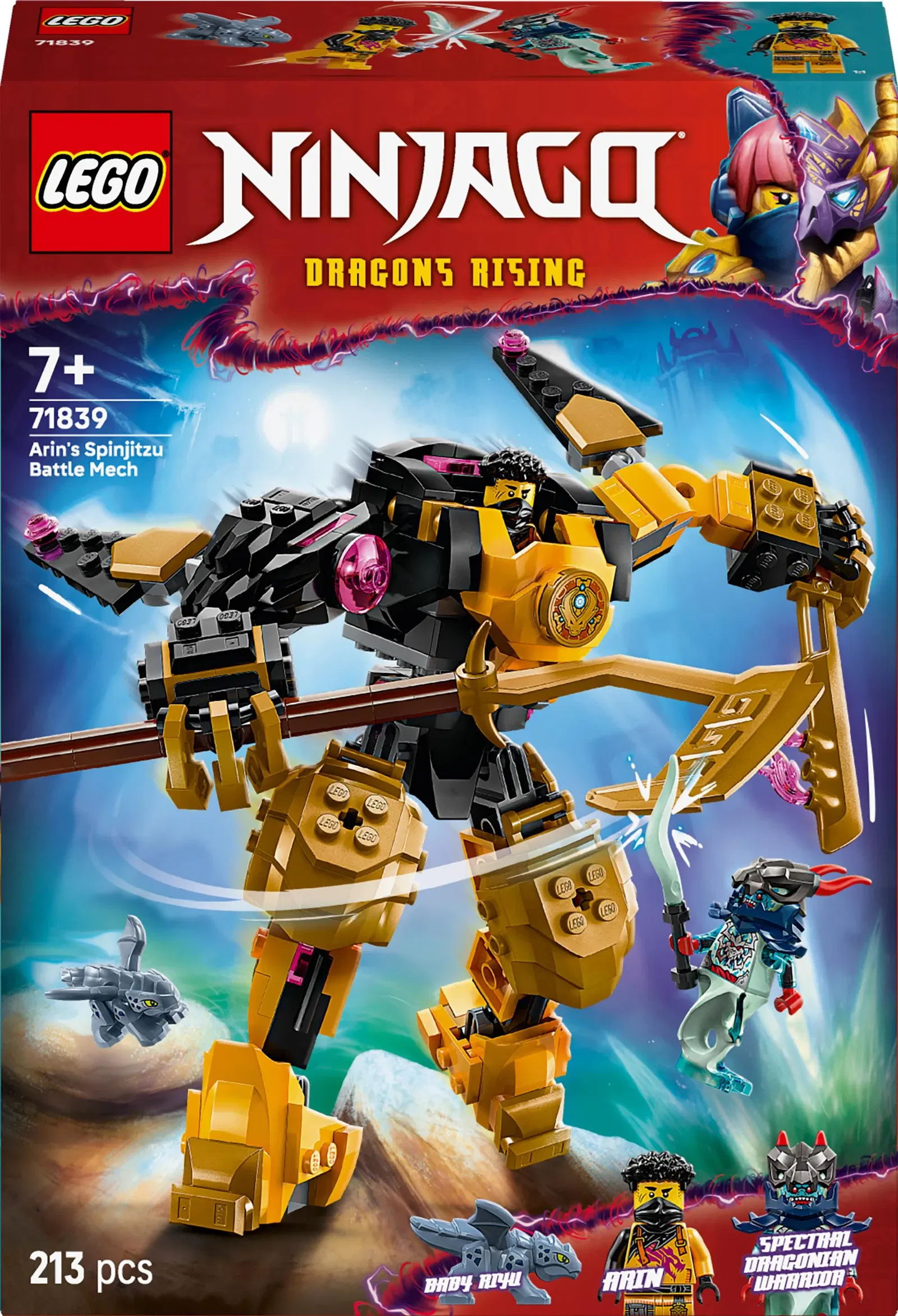 Konstruktorius LEGO® Ninjago Arin's Spinjitzu Battle Mech, 71839