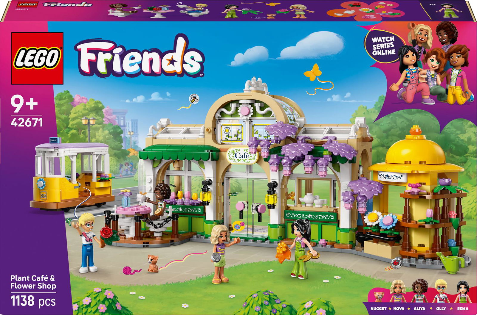 Konstruktorius LEGO® Friends Plant Café & Flower Shop, 42671